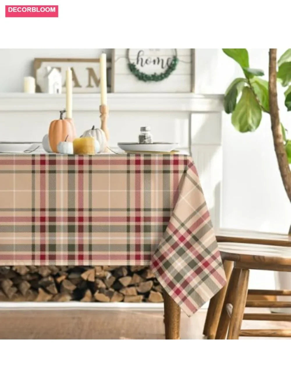 Buffalo Plaid Rectangular Tablecloth 60 x 84 Polyester